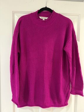 DAVI & DANI Vibrant Fuchsia Knit Sweater